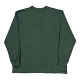 Dickies Henley Long Sleeve T-Shirt - XL Green Cotton