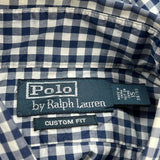Polo By Ralph Lauren Checked Shirt - Medium Blue Cotton
