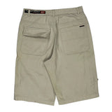 Hip Hop Point Zero Cargo Shorts - 32″ Waist Beige Cotton