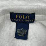 Age 5 Polo By Ralph Lauren Polo Shirt - Small White Cotton