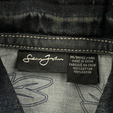 Sean John Denim Jacket - Medium Dark Wash Cotton