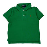 Age 18 Months Polo By Ralph Lauren Polo Shirt - 3XS Green Cotton