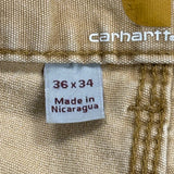 Carhartt Pants - 36W 34L Beige Cotton