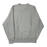 Adelphi University Champion College Sweatshirt - Small Grey Cotton Blend