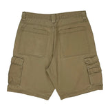 Wrangler Cargo Shorts - 34W 11L Khaki Cotton