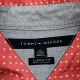 Tommy Hilfiger Polka Dot Short Sleeve Shirt - XL Red Cotton