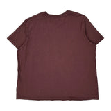 Carhartt T-Shirt - 2XL Burgundy Cotton