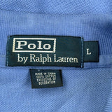 Polo By Ralph Lauren Polo Shirt - Large Blue Cotton