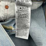 Levis 501 Jeans - 32W 30L Light Wash Cotton