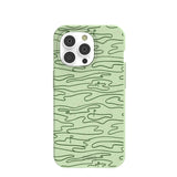Sage Green Fairway iPhone 14 Pro Case