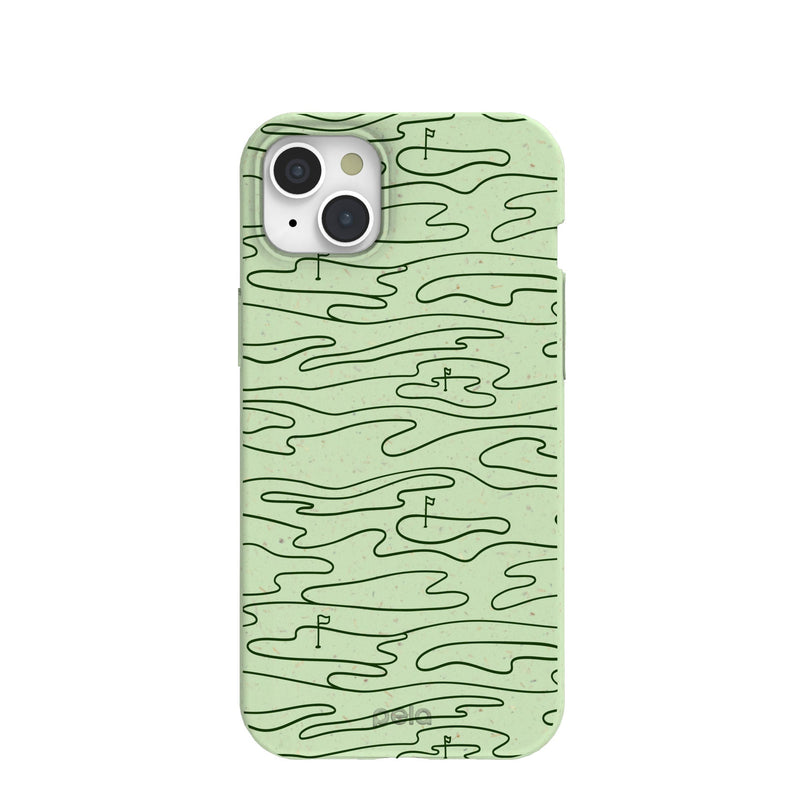 Sage Green Fairway iPhone 15 Plus Case