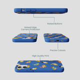 Electric Blue Fancy Frogs iPhone 12 Mini Case