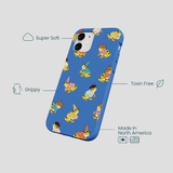 Electric Blue Fancy Frogs iPhone 12 Mini Case