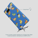 Electric Blue Fancy Frogs Google Pixel 7a Case