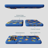 Electric Blue Fancy Frogs Google Pixel 8 Pro Case