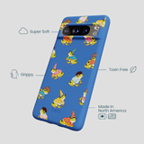 Electric Blue Fancy Frogs Google Pixel 8 Pro Case