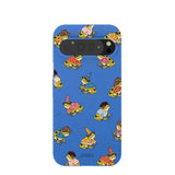 Electric Blue Fancy Frogs Google Pixel 9 Pro XL Case