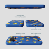 Electric Blue Fancy Frogs Google Pixel 9 Pro XL Case