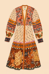 Dress Ainika Floral B 312042 Ainika-Floral-Beige