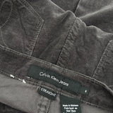 Calvin Klein Jeans Cord Trousers - 30″ Waist Black Corduroy
