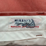Murrays Chino Shorts - 28W 9L Red Cotton