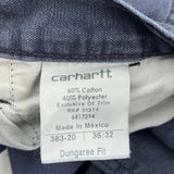 Carhartt Carpenter Pants - 36W 32L Blue Cotton Blend
