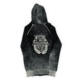 Harley Davidson Graphic Hoodie - Small Gray Cotton