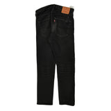501 Levis Slim Fit Jeans - 32W 30L Black Cotton