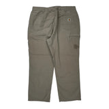 Carhartt Trousers - 37W 29L Khaki Cotton