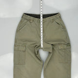 Wrangler Cargo Trousers - 28W UK 10 Khaki Cotton