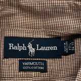 Yarmouth Ralph Lauren Checked Shirt - XL Brown Cotton