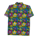 Unbranded Floral Hawaiian Shirt - Medium Multicoloured Cotton