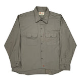 Dickies Shirt - 2XL Gray Polyester Blend