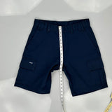Hammill Cargo Shorts - 30″ Waist Navy Polyester Blend
