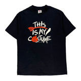 This Is My Costume Halloween Tee Jays Single Stitch T-Shirt - Large Black Polyester Blend