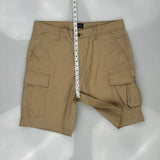 Levis Cargo Shorts - 36W 10L Khaki Cotton