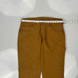 Dickies Carpenter Trousers - 34W 30L Brown Cotton