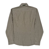 Lacoste Checked Shirt - Medium Brown Cotton