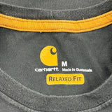 Carhartt T-Shirt - Medium Black Cotton