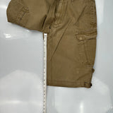 Nautica Cargo Cargo Shorts - 31W 12L Brown Cotton
