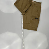 Wrangler Cargo Shorts - 30W 10L Brown Cotton