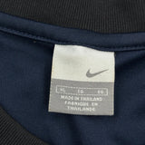 Nike T-Shirt - XL Navy Polyester
