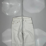 Made In USA Levis 501 Jeans - 30W 32L White Cotton