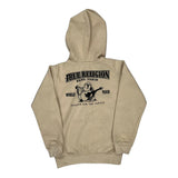 Age 5 True Religion Hoodie - Small Beige Cotton