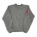 Denver Broncos Lee Sport Football Sweatshirt - Large Grey Polyester Blend