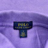Age 7 Polo By Ralph Lauren Polo Shirt - Small Purple Cotton
