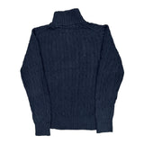 Age 10-12 Polo By Ralph Lauren 1/4 Zip - Medium Navy Cotton