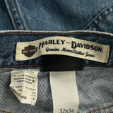 Harley Davidson Jeans - 31W 34L Blue Cotton