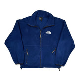 The North Face Fleece Jacket - Medium Blue Polyester