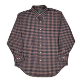 Ralph Lauren Checked Shirt - XL Blue Cotton